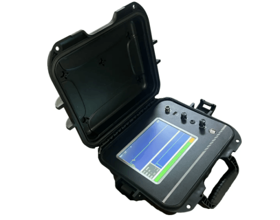 Cable testing instrument in Worha custom EVA case – precision CNC foam fit